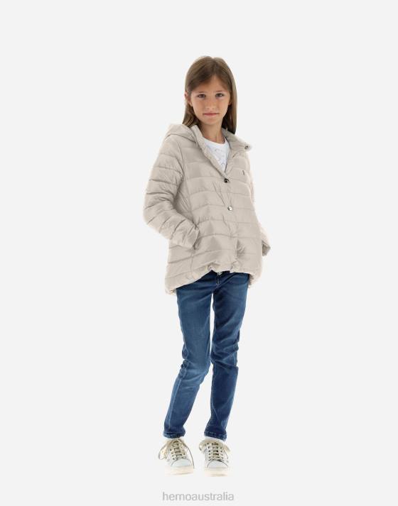 A-SHAPE JACKET IN NYLON ULTRALIGHT Herno Kids Chantilly 2L0H863 Outerwear