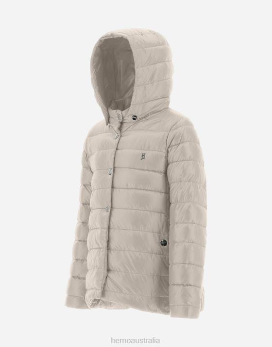 A-SHAPE JACKET IN NYLON ULTRALIGHT Herno Kids Chantilly 2L0H863 Outerwear