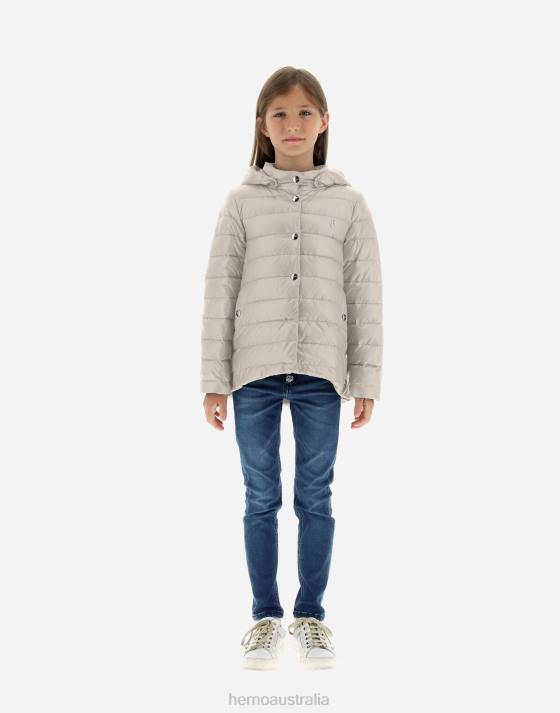 A-SHAPE JACKET IN NYLON ULTRALIGHT Herno Kids Chantilly 2L0H863 Outerwear