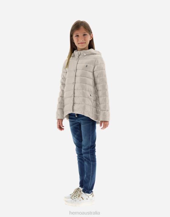 A-SHAPE JACKET IN NYLON ULTRALIGHT Herno Kids Chantilly 2L0H863 Outerwear