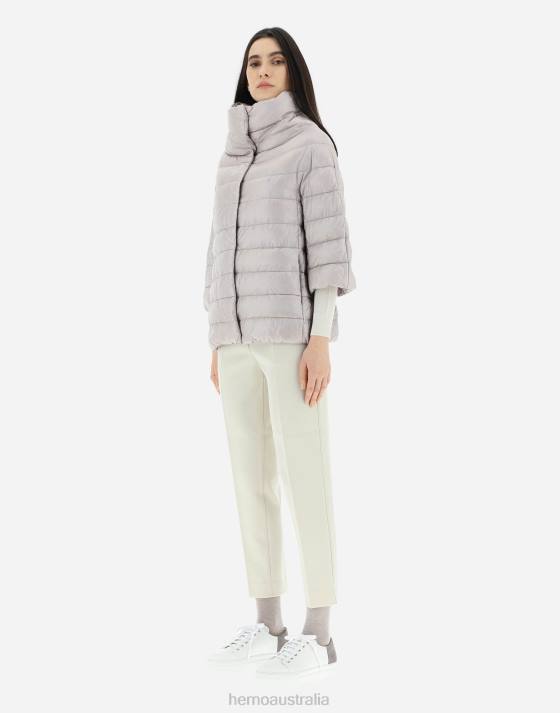 AMINTA Herno Women Grey Pearl 2L0H203 Outerwear