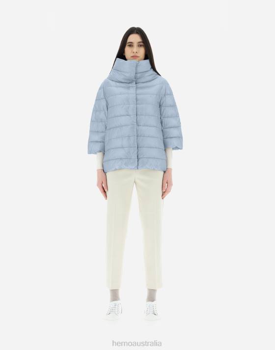 AMINTA Herno Women Light Blue 2L0H173 Outerwear