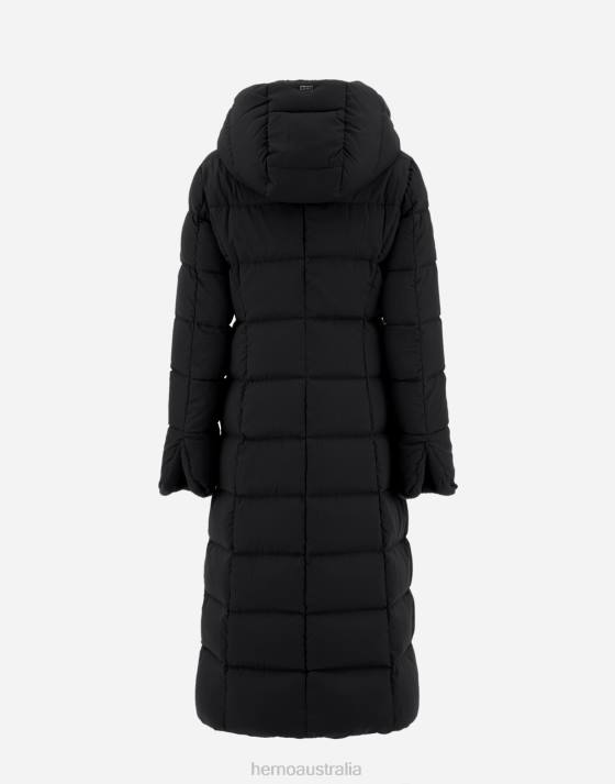 ARENDELLE AND FAUX FUR PARKA Herno Women Black 2L0H408 Outerwear