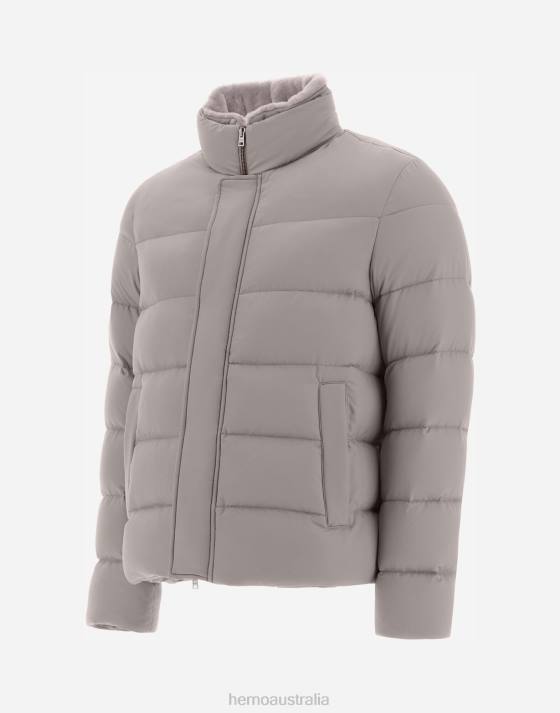 ARENDELLE BOMBER JACKET Herno Men Dove Grey 2L0H552 Outerwear