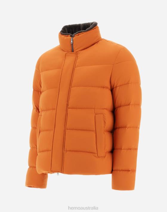 ARENDELLE BOMBER JACKET Herno Men Orange 2L0H594 Outerwear