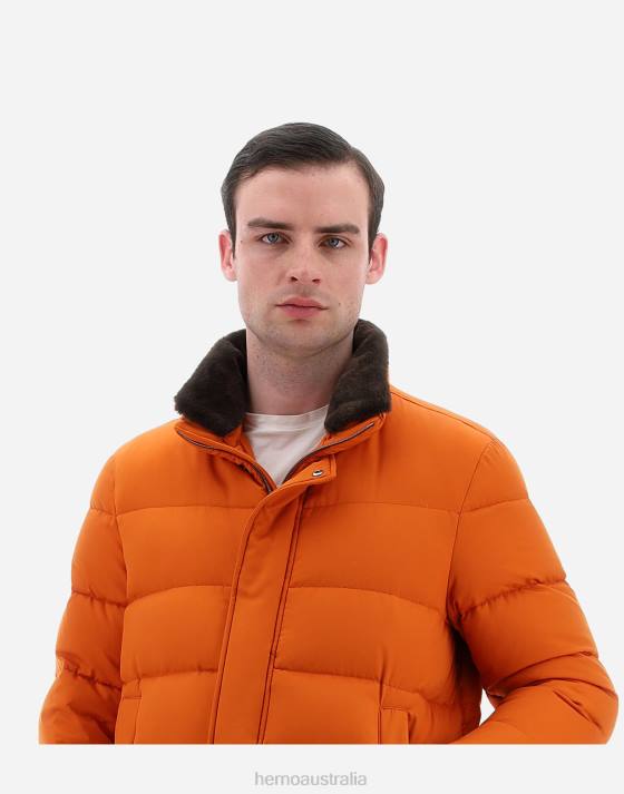 ARENDELLE BOMBER JACKET Herno Men Orange 2L0H594 Outerwear