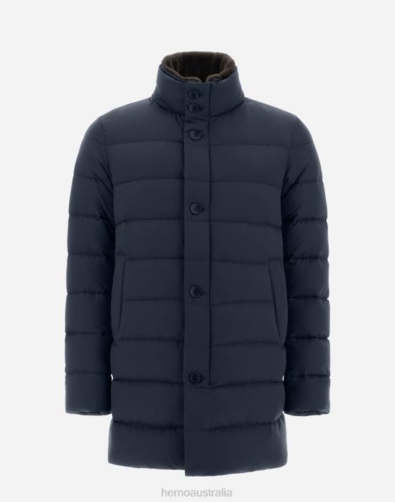 ARENDELLE COAT Herno Men Navy Blue 2L0H581 Outerwear