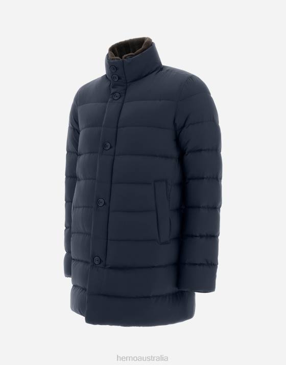 ARENDELLE COAT Herno Men Navy Blue 2L0H581 Outerwear