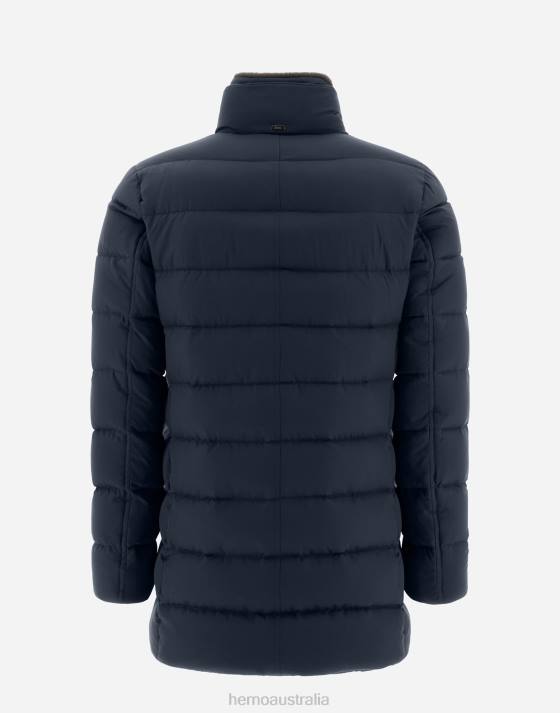 ARENDELLE COAT Herno Men Navy Blue 2L0H581 Outerwear