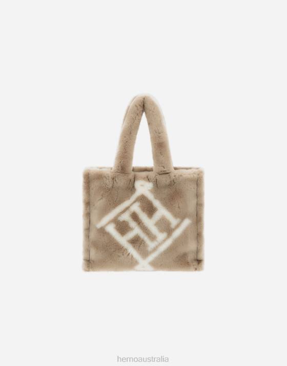 BAG IN SOFT FAUX FUR Herno Women Chantilly 2L0H2 Accessories