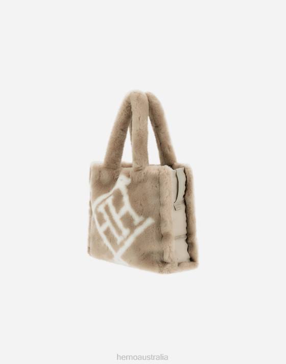 BAG IN SOFT FAUX FUR Herno Women Chantilly 2L0H2 Accessories