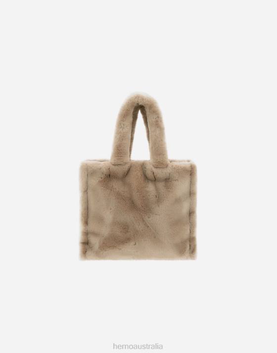 BAG IN SOFT FAUX FUR Herno Women Chantilly 2L0H2 Accessories