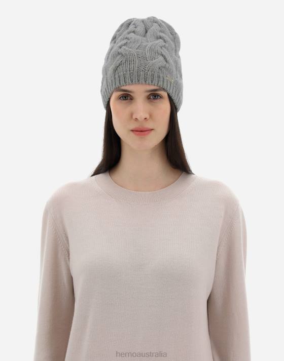 BEANIE IN COMFY INFINITY Herno Women Putty 2L0H29 Accessories