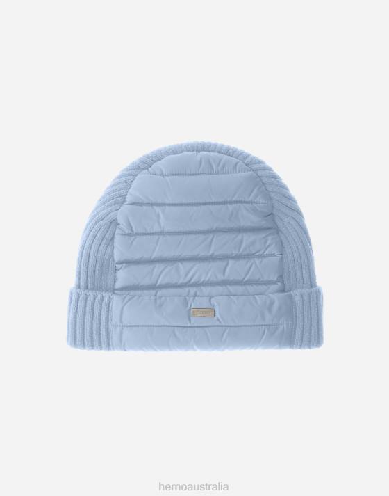 BEANIE IN NYLON ULTRALIGHT Herno Kids Light Blue 2L0H858 Accessories