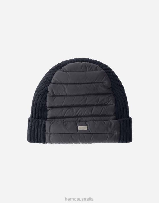 BEANIE IN NYLON ULTRALIGHT Herno Kids Navy Blue 2L0H856 Accessories