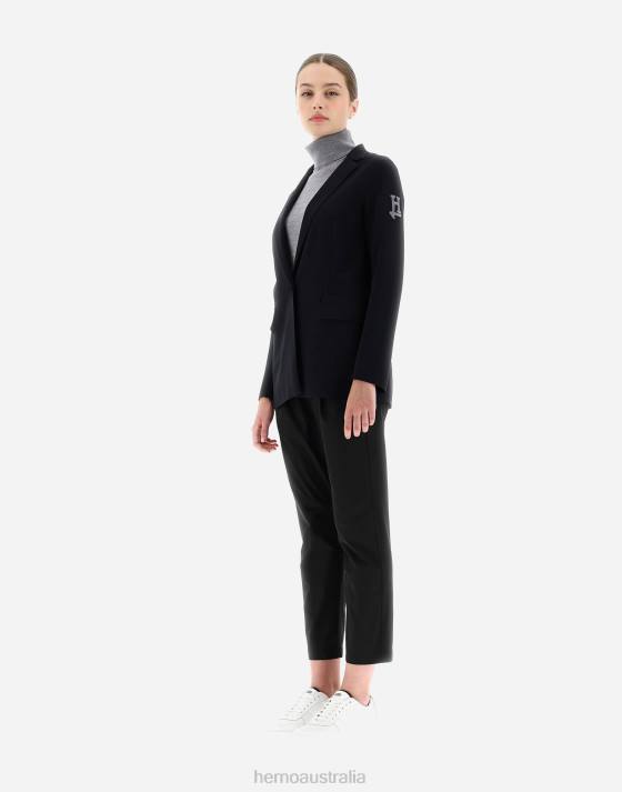 BLAZER IN FIRST-ACT Herno Women Black 2L0H466 Outerwear