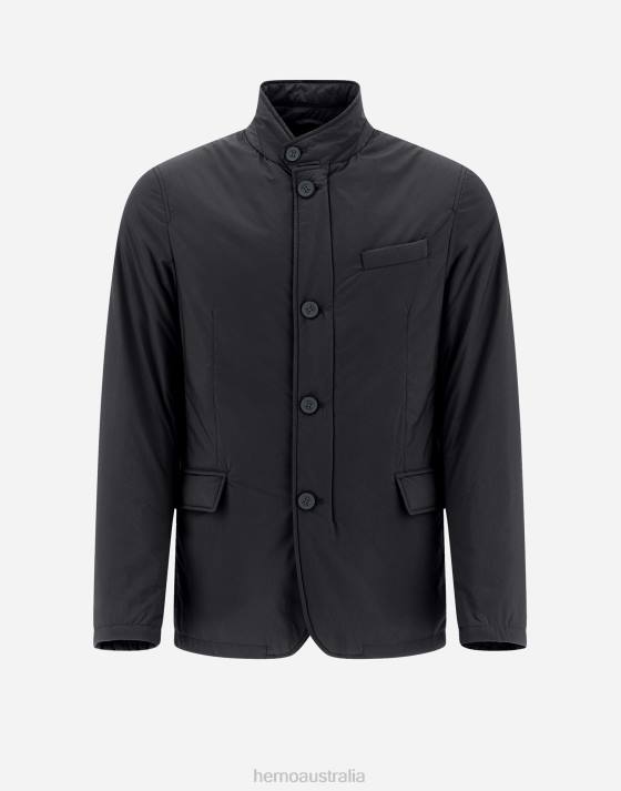 BLAZER IN NUAGE Herno Men Navy Blue 2L0H803 Outerwear