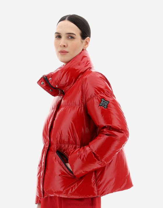 BOMBER JACKET IN GLOSS Herno Women Barolo 2L0H50 Outerwear