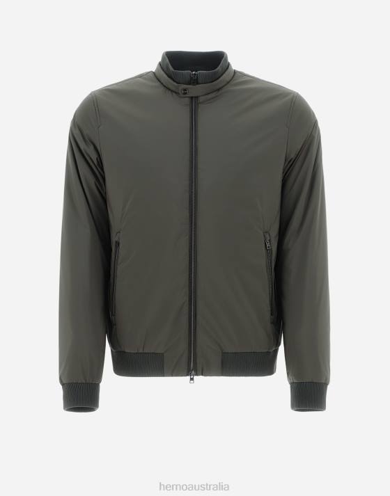 BOMBER JACKET IN NUAGE Herno Men Military 2L0H811 Outerwear