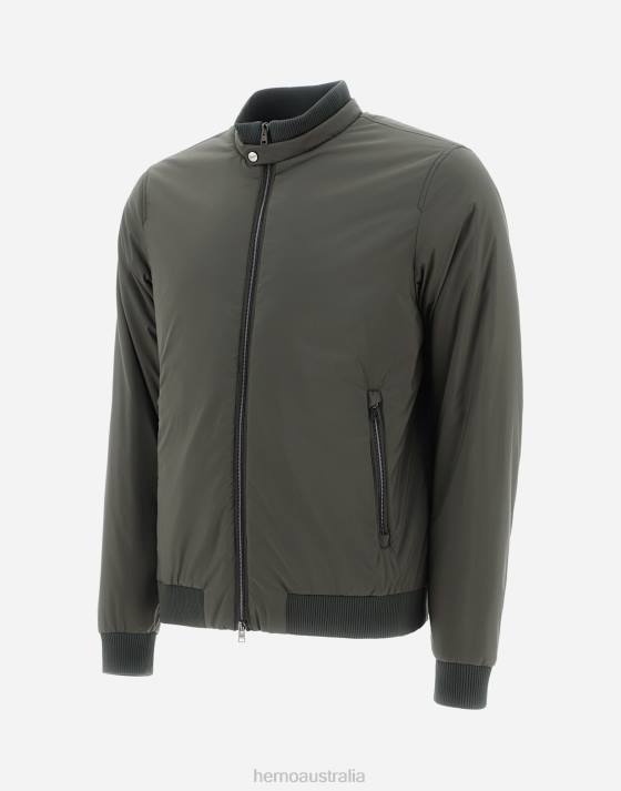 BOMBER JACKET IN NUAGE Herno Men Military 2L0H811 Outerwear