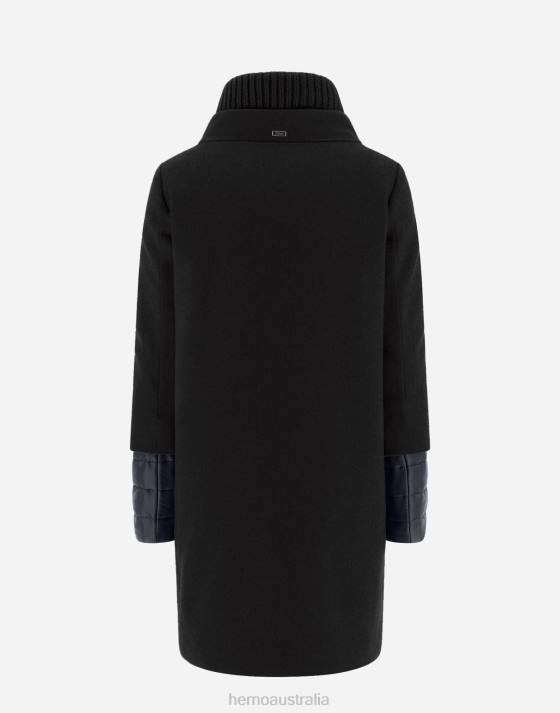 CASHMERE COAT Herno Women Black 2L0H151 Outerwear