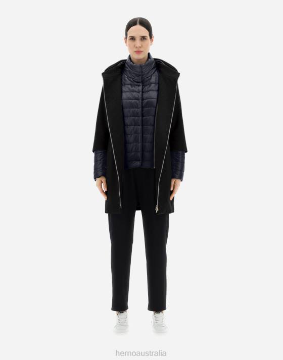 CASHMERE COAT Herno Women Black 2L0H151 Outerwear