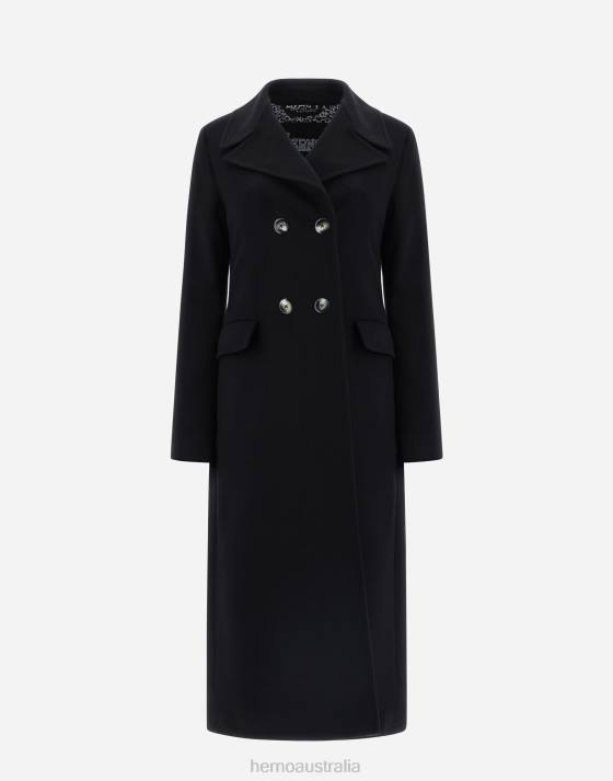 CASHMERE COAT Herno Women Black 2L0H266 Outerwear