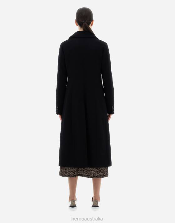 CASHMERE COAT Herno Women Black 2L0H266 Outerwear