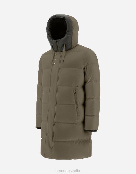 CASHMERE SILK AND NYLON ULTRALIGHT PARKA Herno Men Military 2L0H709 Outerwear