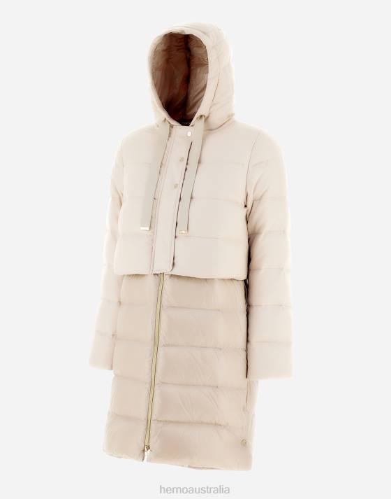 CASHMERE SILK AND NYLON ULTRALIGHT PARKA Herno Women Chantilly 2L0H356 Outerwear