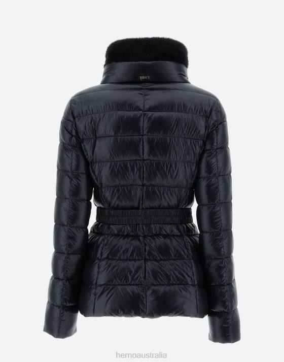 CLAUDIA Herno Women Black 2L0H331 Outerwear