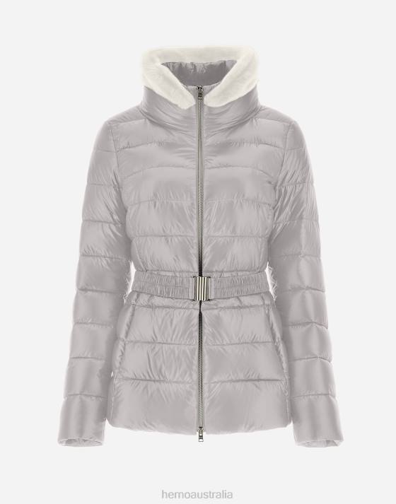 CLAUDIA Herno Women Grey Pearl 2L0H422 Outerwear