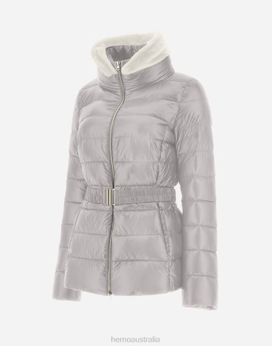 CLAUDIA Herno Women Grey Pearl 2L0H422 Outerwear