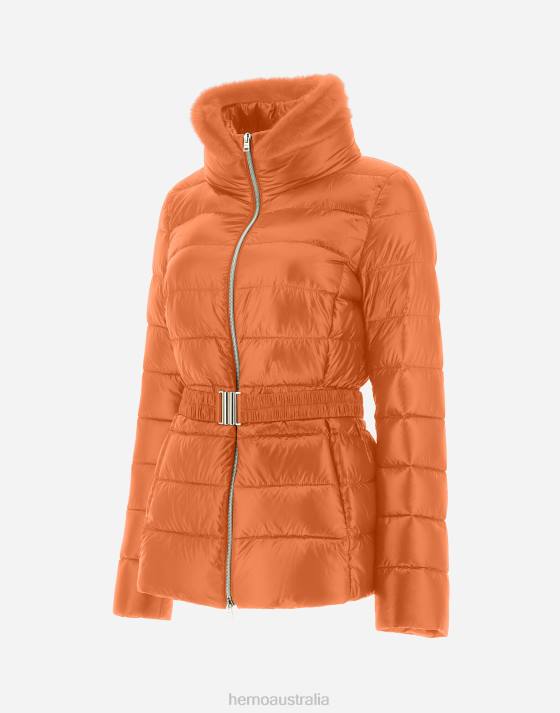 CLAUDIA Herno Women Orange 2L0H36 Outerwear