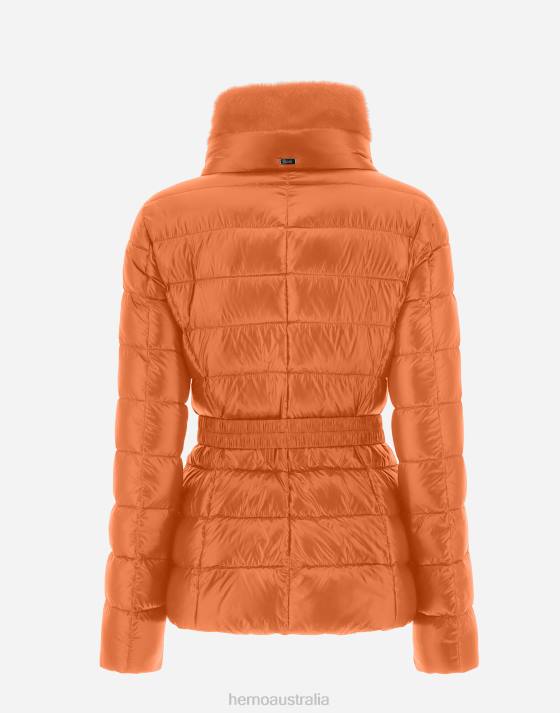 CLAUDIA Herno Women Orange 2L0H36 Outerwear