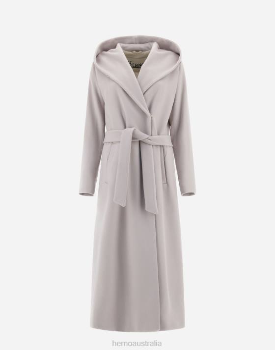 COAT IN FANCY LUXURY WOOL Herno Women Light Beige 2L0H155 Outerwear