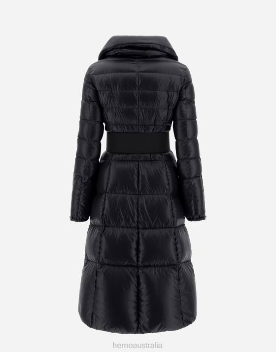 COAT IN NYLON ULTRALIGHT Herno Women Black 2L0H70 Outerwear