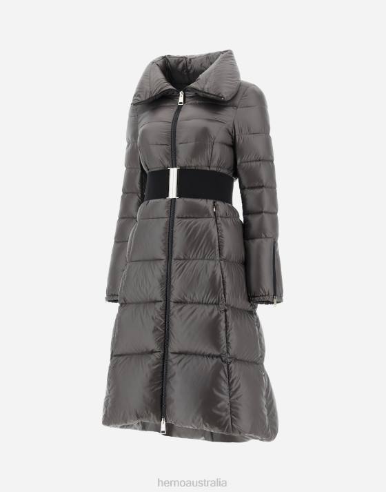 COAT IN NYLON ULTRALIGHT Herno Women Grey 2L0H96 Outerwear