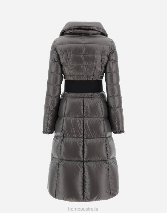 COAT IN NYLON ULTRALIGHT Herno Women Grey 2L0H96 Outerwear