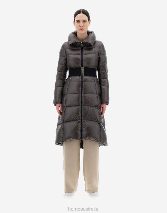 COAT IN NYLON ULTRALIGHT Herno Women Grey 2L0H96 Outerwear