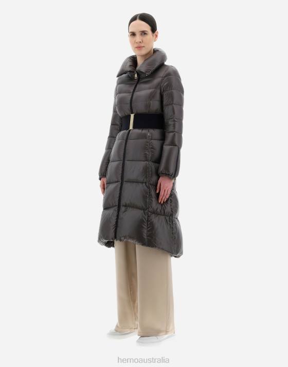 COAT IN NYLON ULTRALIGHT Herno Women Grey 2L0H96 Outerwear