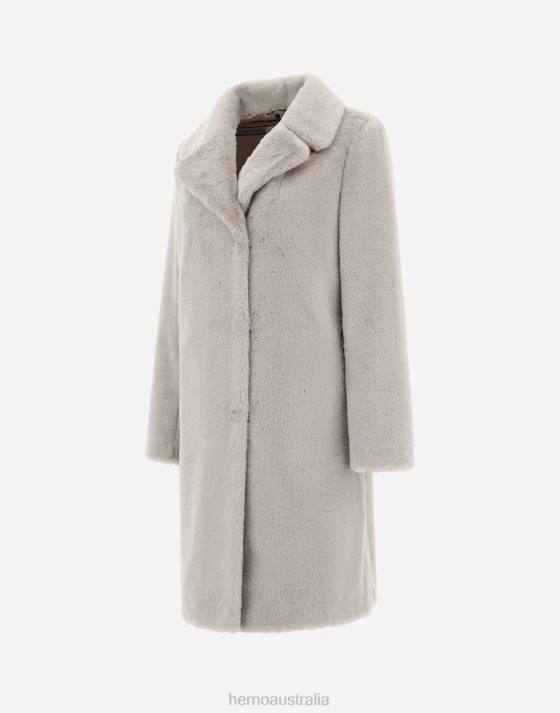 COAT IN SOFT FAUX FUR Herno Women Chantilly 2L0H71 Outerwear