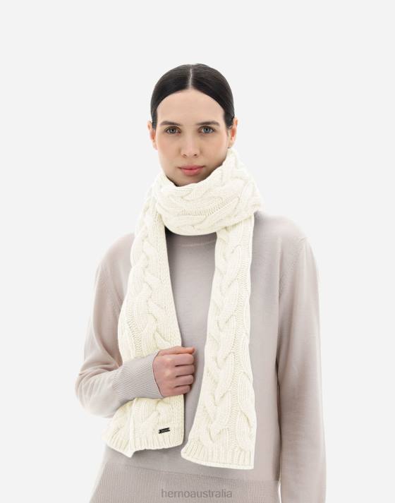 COMFY INFINITY SCARF Herno Women Cream 2L0H363 Accessories