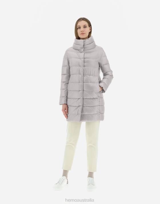 DORA Herno Women Grey Pearl 2L0H360 Outerwear