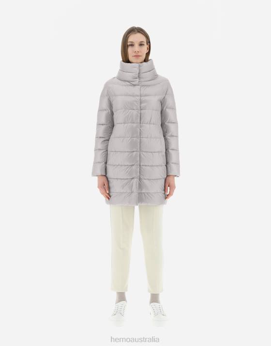 DORA Herno Women Grey Pearl 2L0H360 Outerwear