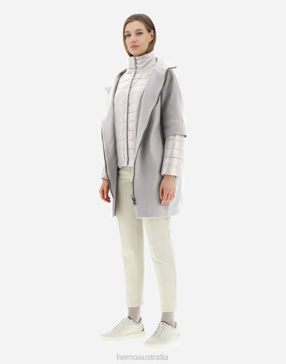 ECO-WOOL  NYLON ULTRALIGHT COAT Herno Women Chantilly 2L0H264 Outerwear