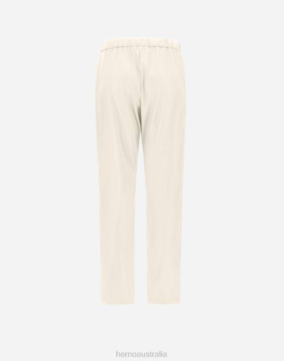 ECOSKIN TROUSERS Herno Women Natural 2L0H297 Clothing