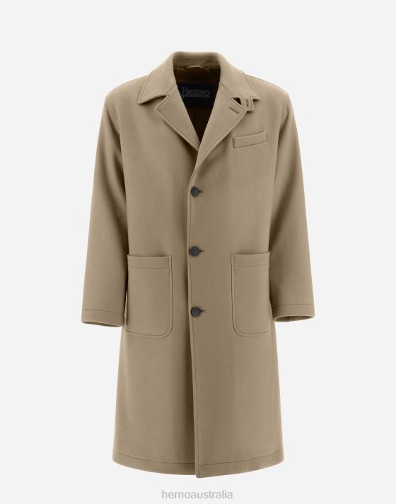 ECOWOOL COAT Herno Men Sand 2L0H754 Outerwear