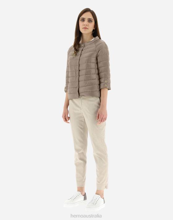 ELSA Herno Women Light dove grey 2L0H483 Outerwear