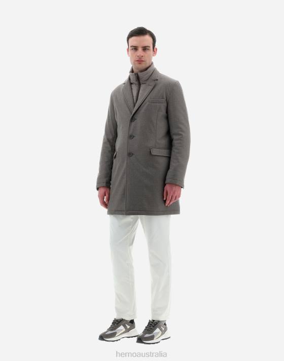 FAVOLA AND NUAGE COAT Herno Men Dove Grey 2L0H699 Outerwear